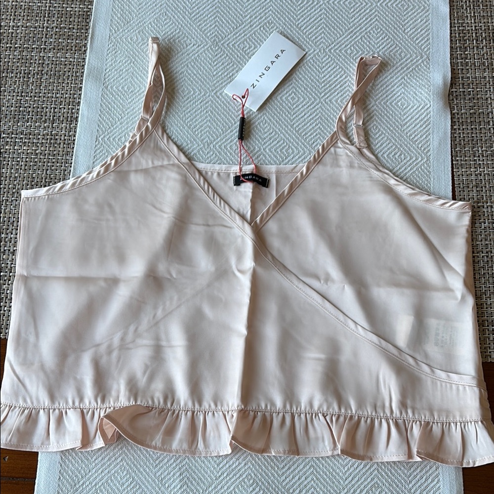 Zingara Ballet Pink Women's Lounge Top Size S/Mex M